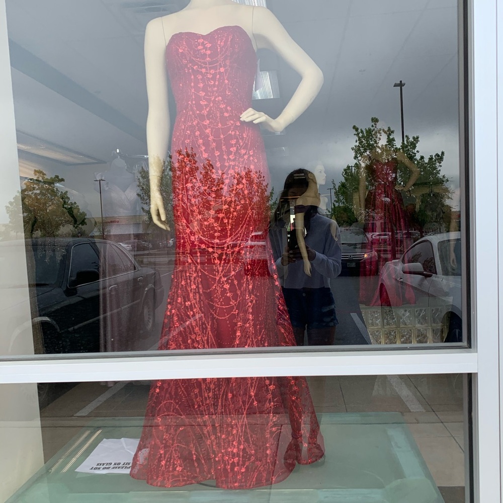Red Prom Dress - Picture 2 of 3